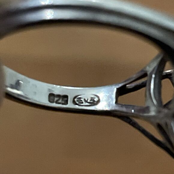 Vintage Sterling Silver Opal And Garnet Cluster Ring Womens Size 8 - Picture 2 of 10